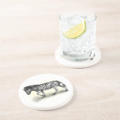 ‚Zebra‘ Getränkeuntersetzer (Seite)