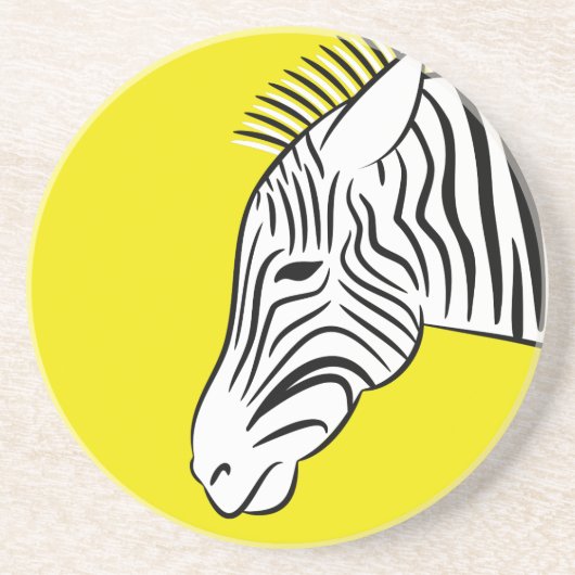 Zebra Getränkeuntersetzer (Vorne)