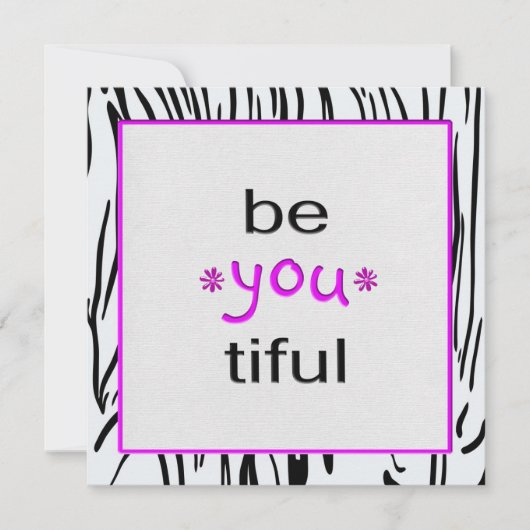 Zebra Girls Night Out Einladung (Vorderseite)