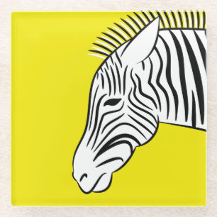 Zebra Glasuntersetzer