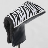 Zebra Golf Putter Head Cover Golf Headcover (3/4 Vorderseite)