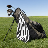 Zebra Golfhandtuch (Gras)