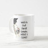 Zebra Graduate, hier komme ich zur klassischen Tas Kaffeetasse (Vorderseite Links)