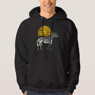 Zebra Graphic Niedlich Print Liebe Nature Zebras W Hoodie