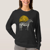 Zebra Graphic Niedlich Print Liebe Nature Zebras W T-Shirt (Vorderseite)
