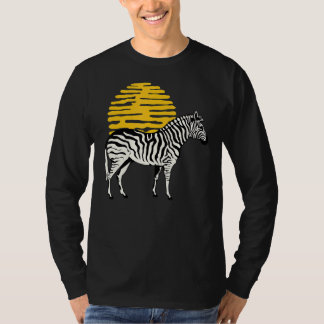 Zebra Graphic Niedlich Print Liebe Nature Zebras W T-Shirt