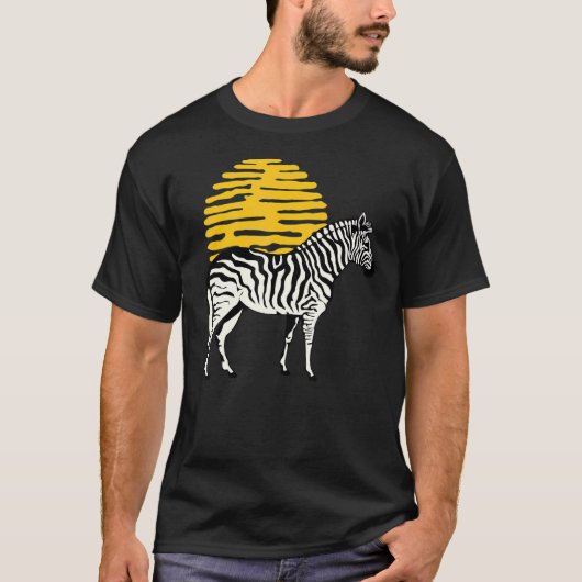 Zebra Graphic Niedlich Print Liebe Nature Zebras W T-Shirt (Vorderseite)