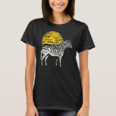 Zebra Graphic Niedlich Print Liebe Nature Zebras W T-Shirt (Vorderseite)
