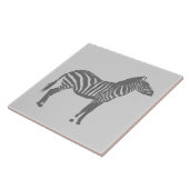 Zebra - Grauschattierungen Fliese (Seite)