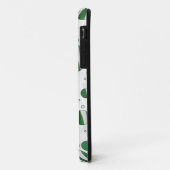 Zebra Green und White Polka Dot Case-Mate iPhone Hülle (Hinten/Links)