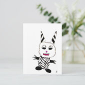 Zebra gremlin postkarte (Stehend Vorderseite)