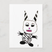 Zebra gremlin postkarte (Vorderseite)