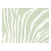 Zebra, grün und weiß tischdecke (Vorderseite (Horizontal))