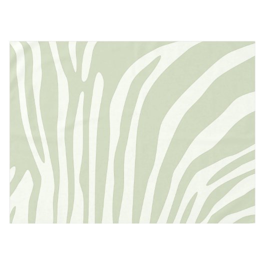 Zebra, grün und weiß tischdecke (Vorderseite (Horizontal))