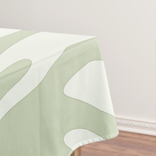 Zebra, grün und weiß tischdecke (Beispiel)