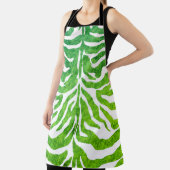 Zebra-grüne Schürze (InSitu)