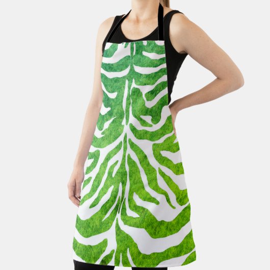 Zebra-grüne Schürze (InSitu)