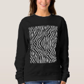 Zebra  Halloween und Fasching Sweatshirt (Vorderseite)