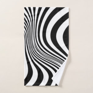 Zebra-Haut-Druck-Textur-Muster Handtuch