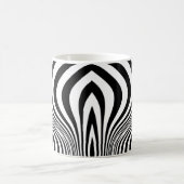 Zebra-Haut-Druck-Textur-Muster Kaffeetasse (Mittel)