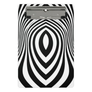 Zebra-Haut-Druck-Textur-Muster Mini Klemmbrett