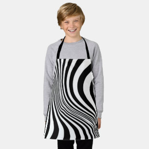 Zebra-Haut-Druck-Textur-Muster Schürze