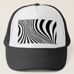 Zebra-Haut-Druck-Textur-Muster Truckerkappe