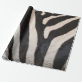 ZEBRA-HAUT GESCHENKPAPIER (Ungerollt)