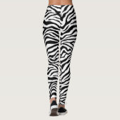 Zebra-Haut Leggings (Rückseite)