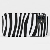 Zebra-Haut (schwarz, weiß) Case-Mate iPhone Hülle (Rückseite (Horizontal))