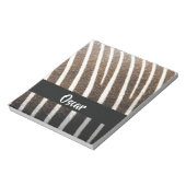 Zebra-Hautdruck Notizblock (Rotiert)