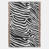 Zebra-Hautmuster Decke (Vorderseite Vertikal)