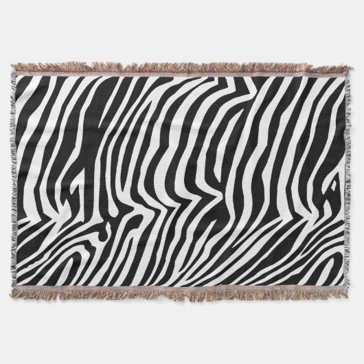 Zebra-Hautmuster Decke (Vorderseite)