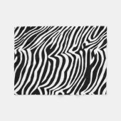 Zebra-Hautmuster Fleecedecke (Vorderseite (Horizontal))