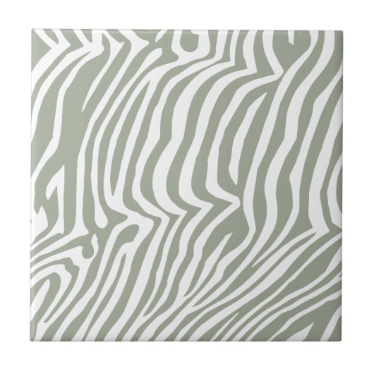 Zebra-Hautmuster Fliese (Vorderseite)