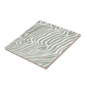 Zebra-Hautmuster Fliese (Seite)