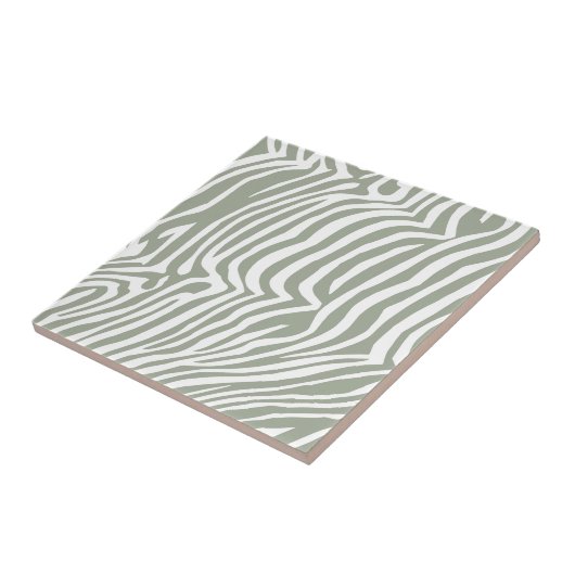 Zebra-Hautmuster Fliese (Seite)
