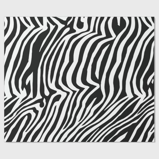 Zebra-Hautmuster Geschenkpapier (Flach)