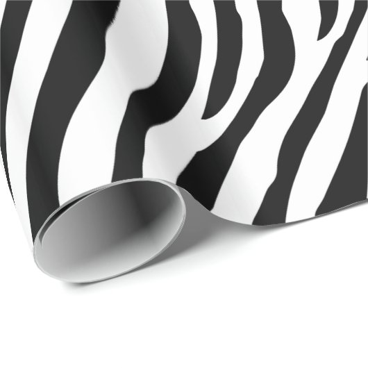 Zebra-Hautmuster Geschenkpapier (Rolleneckpunkt)