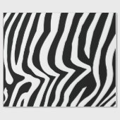 Zebra-Hautmuster Geschenkpapier (Flach)