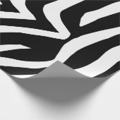 Zebra-Hautmuster Geschenkpapier (Ecke)