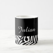 Zebra-Hautmuster Kaffeetasse (Mittel)