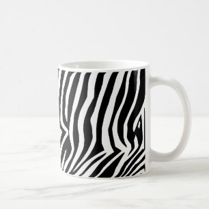 Zebra-Hautmuster Kaffeetasse