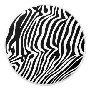 Zebra-Hautmuster Keramikknauf