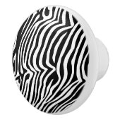 Zebra-Hautmuster Keramikknauf (Rechts)
