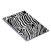 Zebra-Hautmuster Notizblock (Rechte Seite)
