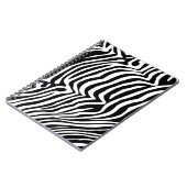 Zebra-Hautmuster Notizblock (Linke Seite)