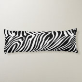 Zebra-Hautmuster Seitenschläferkissen (Rückseite)