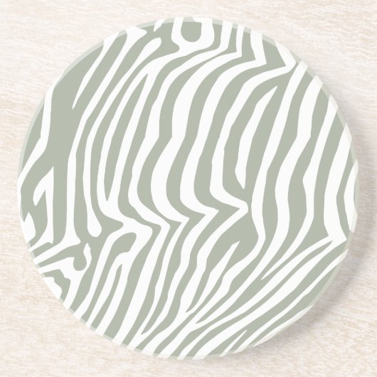 Zebra-Hautmuster Untersetzer (Vorne)