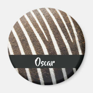 Zebra-Hautprint Magnet